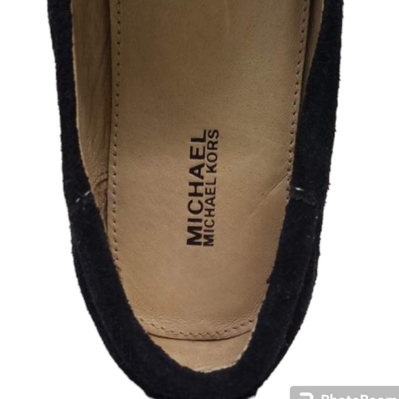 Michael Kors Black Loafers Womens size 8 preowned good condition - Picture 5 of 6